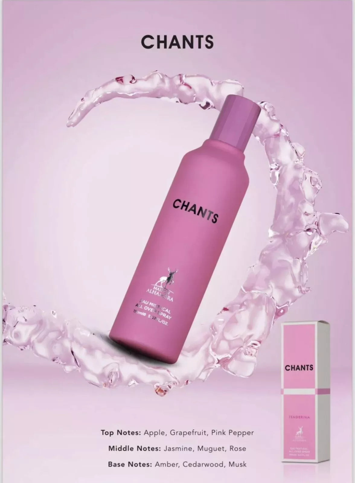 Chants Tenderina Mist-ical All Over Spray – Maison Alhambra All Over Spray 150 ml