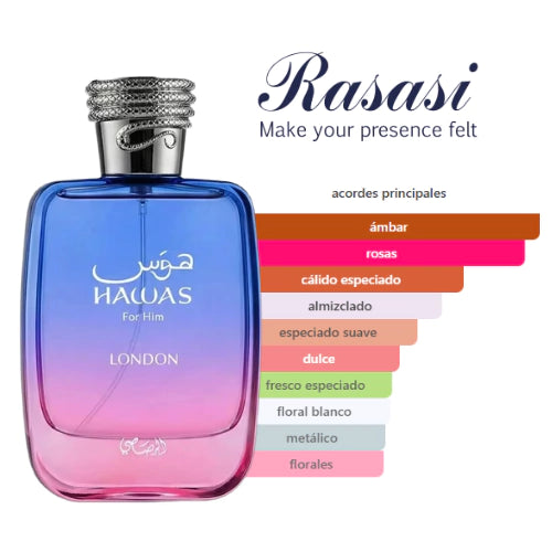 Hawas London – Rasasi Eau de Parfum 100 ml