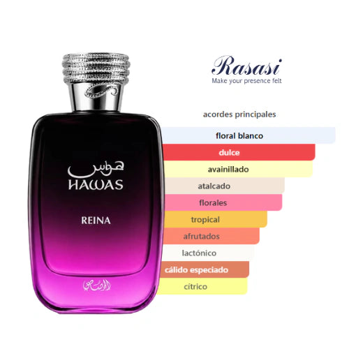 Hawas Reina – Rasasi Eau de Parfum 100 ml