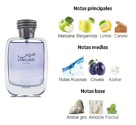 Hawas for Him – Rasasi Eau de Parfum 100 ml