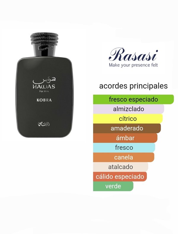 Hawas Kobra – Rasasi Eau de Parfum 100 ml